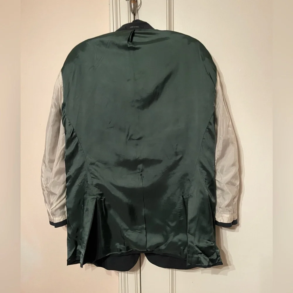 Loris Azzaro (Loro Piana Fabric) dark green Blazer - Picture 3 of 7